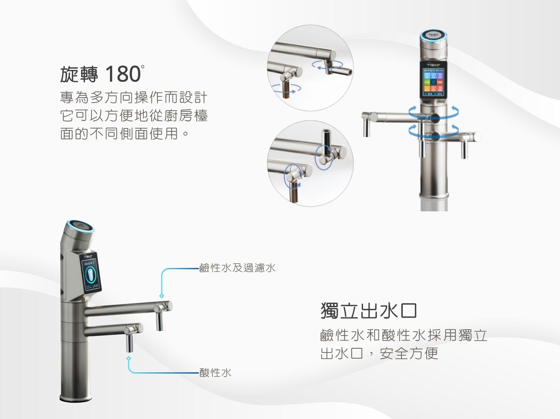 本頁圖片/檔案 - Tyent UCE13 Faucet Characterisitics